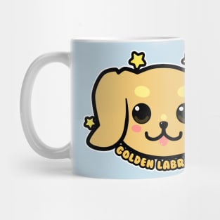 KAWAII Golden Labrador Dog Face Mug